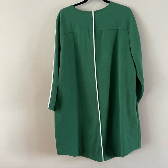 Tuckernuck Seamed shift mini dress Ladies Size xxxl Green white stripe - Picture 4 of 8